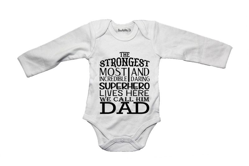 We Call Him Dad - Long Sleeve - Baby Grow