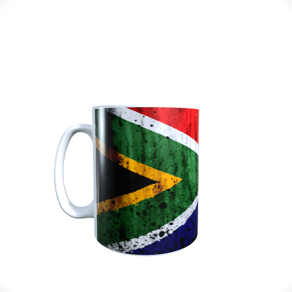 South Africa - Ragged Flag - Coffee Mug