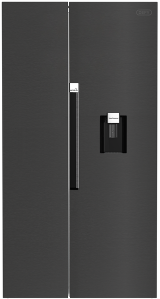 Defy 614L DFF647 Side by Side with Naturelight Tech &amp; Water Dispenser