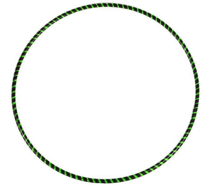 Hula Hoop Number 21 - Black and Green - 100cm