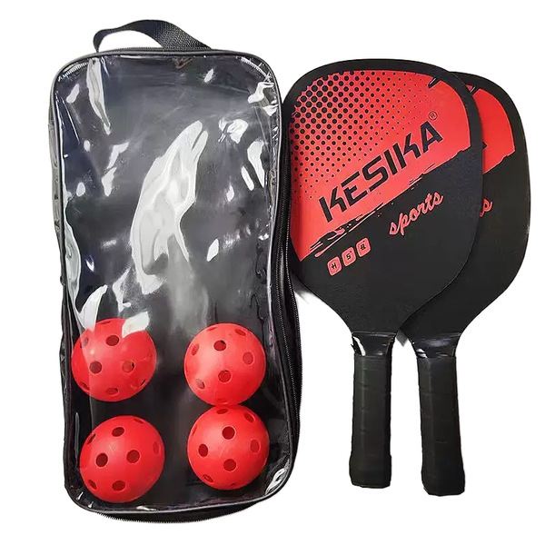 Pickleball Set For Outdoor Sports, Equipped With 2 Rackets And 4 Balls
