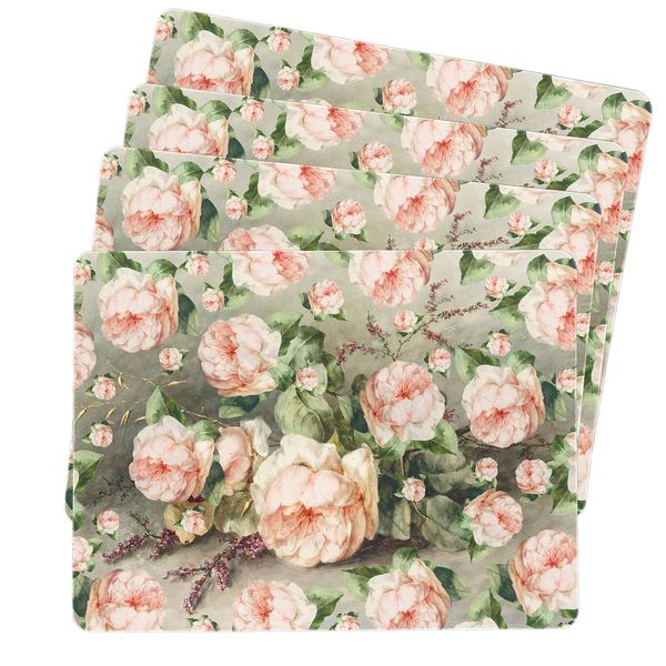 Pink Roses in a Green Garden Placemats