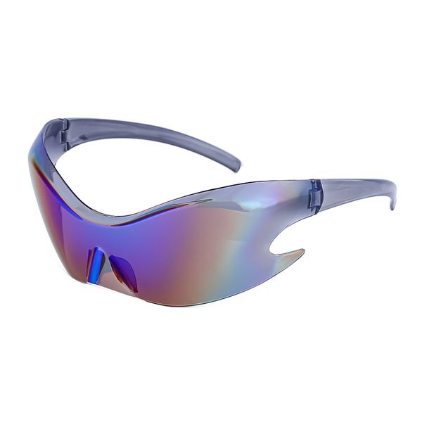 ZELTRYN Y2K Millennium Sport Windproof Colorful Sunglasses