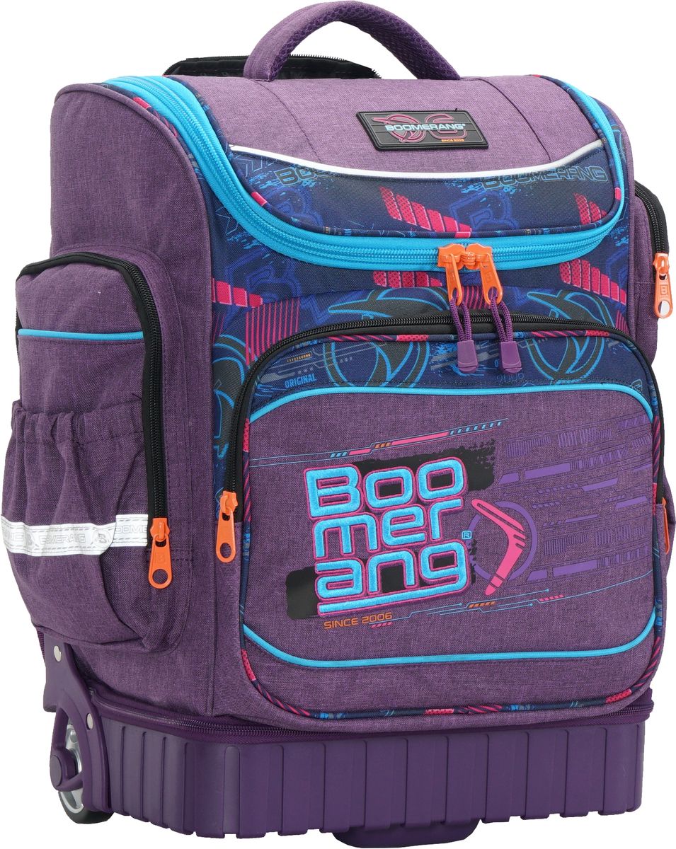 Boomerang Hard Base XBAG Melange Polyester XL Trolley Backpack S-540 ...