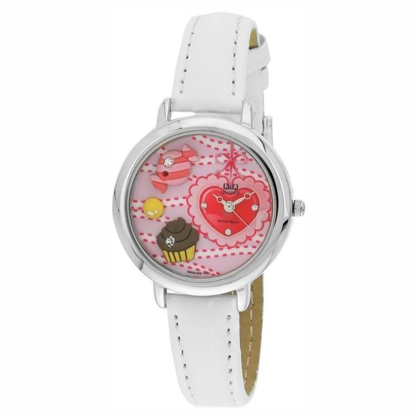 Q&amp;Q Kids Pu leather strap watch - Q659J