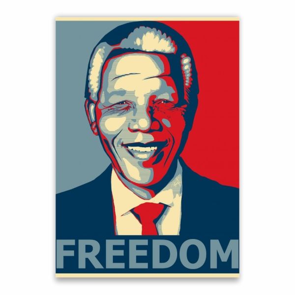 Nelson Mandela Freedom Poster - A1