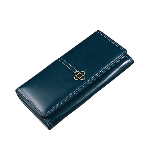 Ladies Green Slim Wallet (WAL-X5080-G)