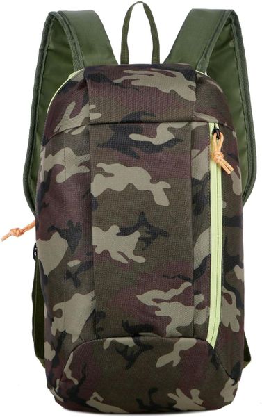 10L Trekking Backpack, Water-resistant - Camo Green