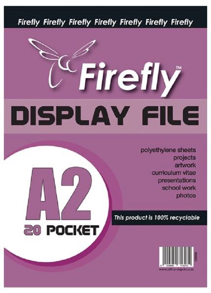 Firefly Pocket File 20 Page A2 (Display Book)