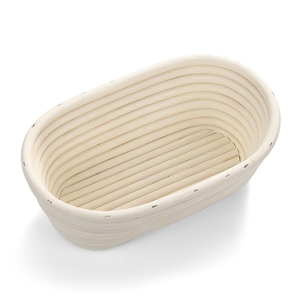 Oval Sourdough Bread Bakery Basket Bread Banneton Proofing 17x12x6cm,4Piece