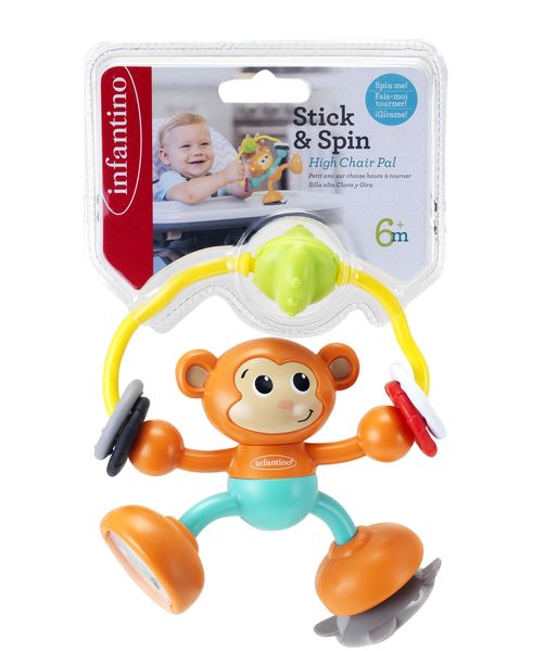 Infantino - Stick &amp; Spin High Chair Pal - Orange