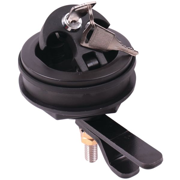 Seaflo Locking Flush Latch - 63mm Mounting / 74mm Faceplate (Plastic)
