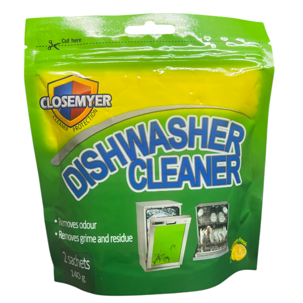 Closemyer Dishwasher Cleaner Powder Removes Odor, Grime, Residue 140g
