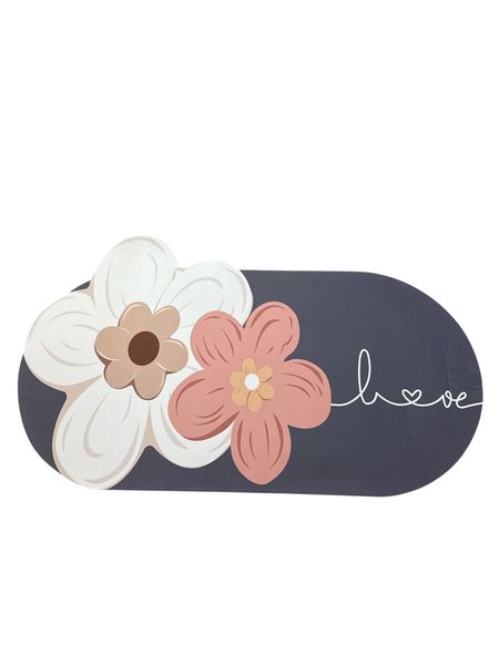 Diatom Earth Bathroom Mat-Flower