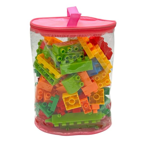 110-piece Big Building Blocks Set For Kids Ages 3 Years And Up