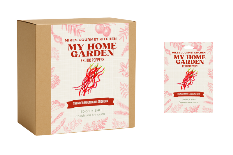 Chilli Grow Kit Complete - Thunder Mountain Longhorn + Seed pack