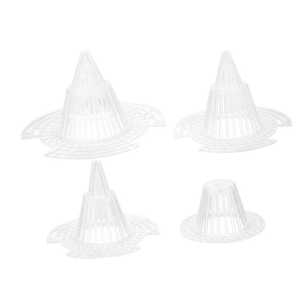 4 Type Size Flower Pot Hole Mesh Pad Cone Shaped Filter Grids for Gardening