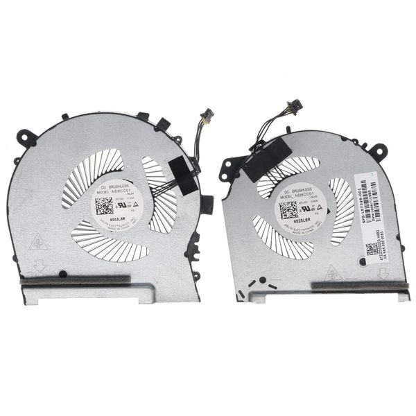Replacement CPU and GPU Cooling Fan for HP Omen 15-DH