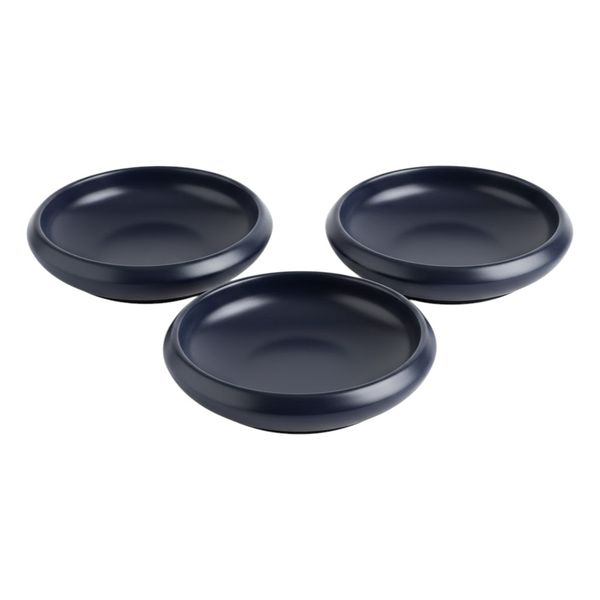 Mini Round Appetizer and Sauce Bowls 4.5 Inch - 3 Piece