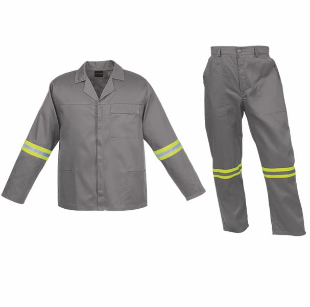 Budget Poly Cotton Conti Suit with Reflective