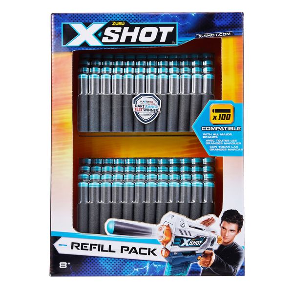 Zuru X-Shot Excel-100Pk Refill Darts