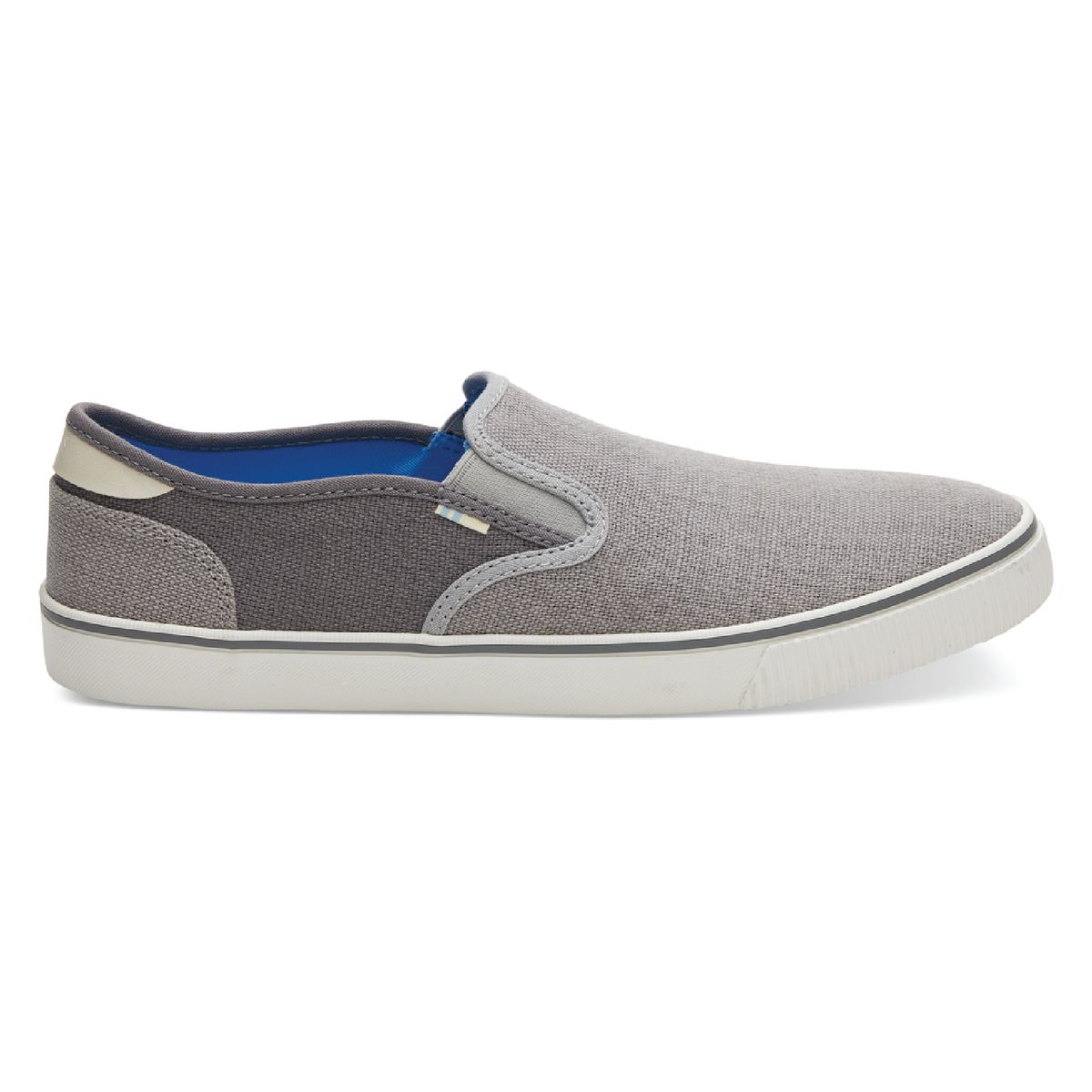 Drizzle Grey And Shade Heritage Canvas Mens Baja Slip-Ons | Shop Today ...