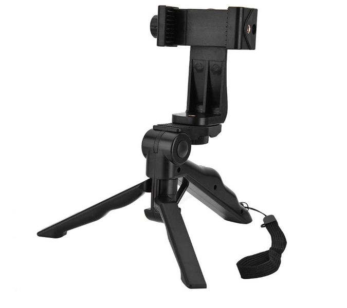 Phone Camera Tabletop Mini Tripod Cell Phone Clip Holder