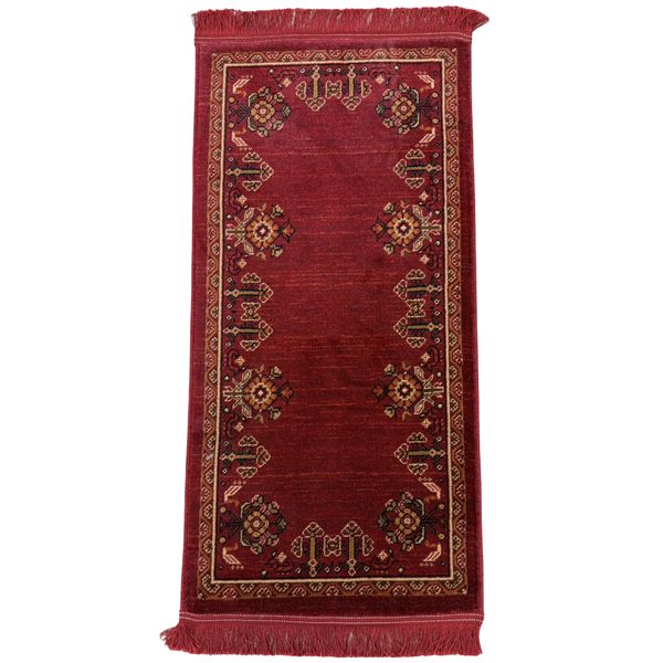 Royal Rugs - Red Persian Machine Made Bedside Runner Rug - 100 x 50 cm