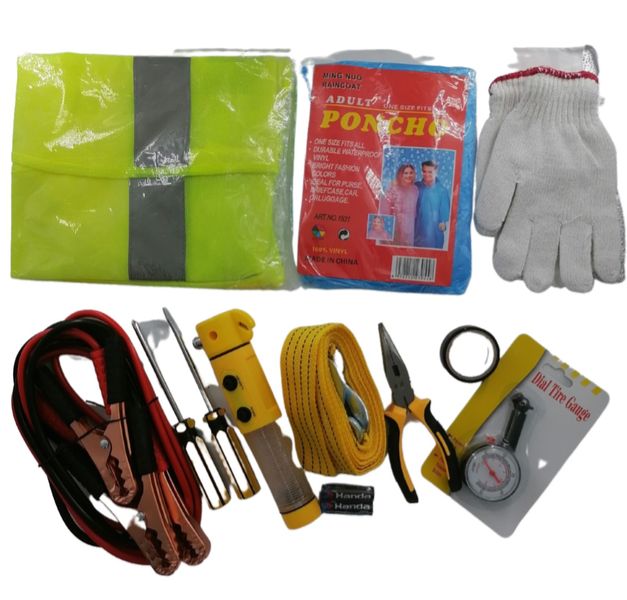 12 Piece Emergency Car Kit