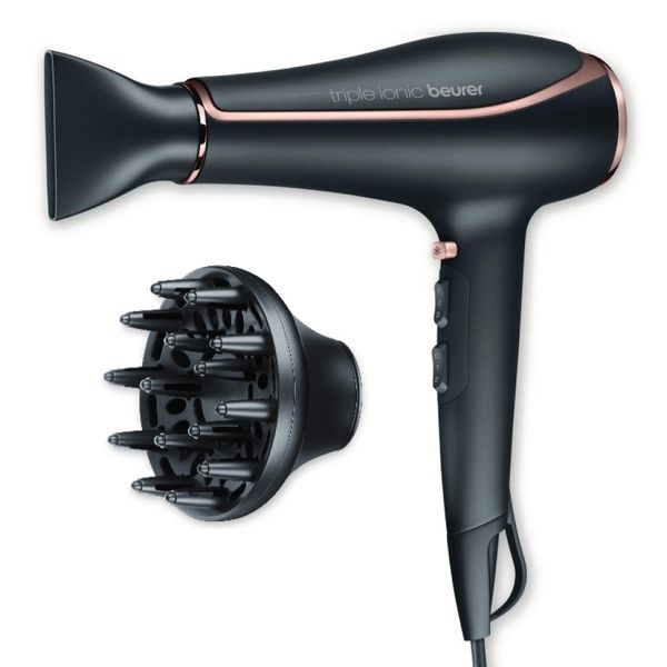 Beurer Hair Dryer: Fast Drying, Ionic Function, Variable Heat &amp; Speed HC 80