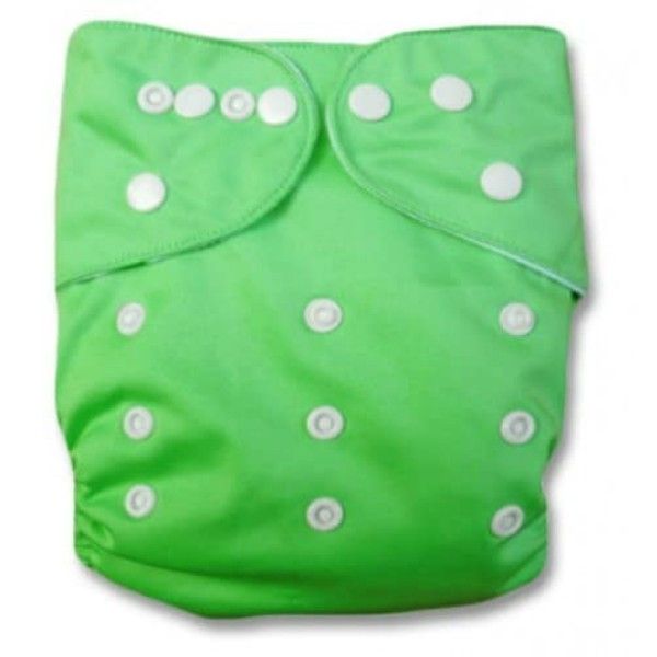 Baby Plain Green Cloth Diaper One Size Fits Most