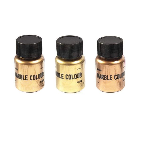 Craft Stationery Epoxy Resin Colourant Glitter Marble Powder Set of 3