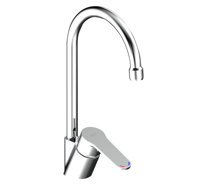 Savio Deck Mounted Sink Mixer Tap Silver 50 x 180 x 300 mm