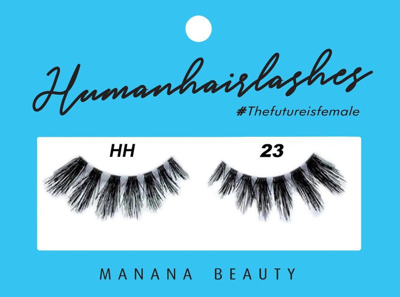 Manana Human Hair Eyelashes - Asha