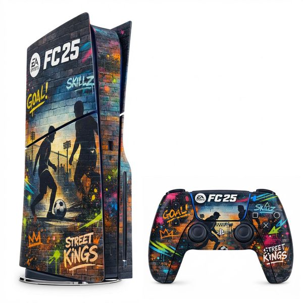 Skin Compatible with PS5 Slim (Disc): EA SPORTS FC 25
