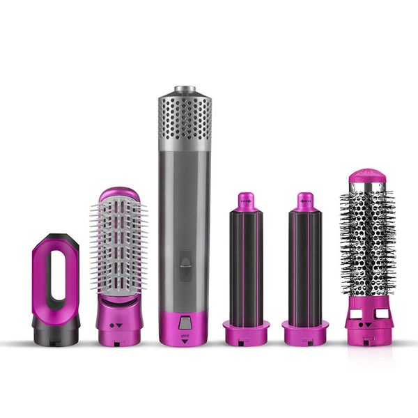 5in1 Replaceable Multifunctional Hot Air Brush and Hair Dryer