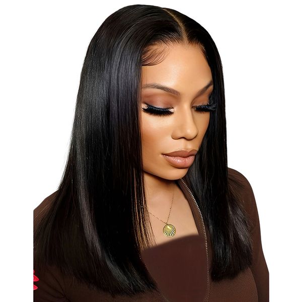 14inch Vietnamese Straight Wig Human Hair 13x4 Frontal Wig Bresilienne
