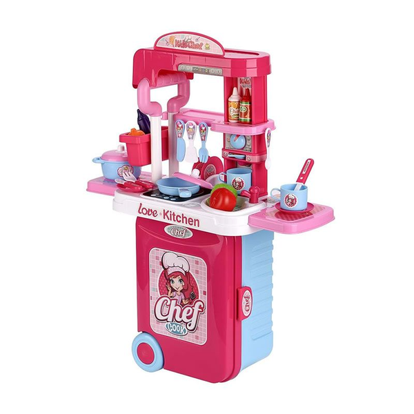 3-in-1 Travel Suitcase Kitchen Set For Children