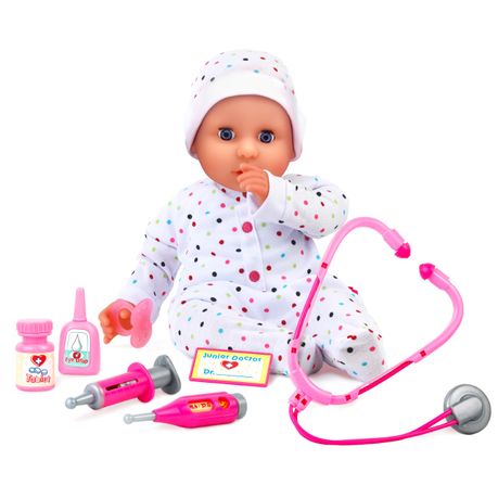 Doctor deals baby doll