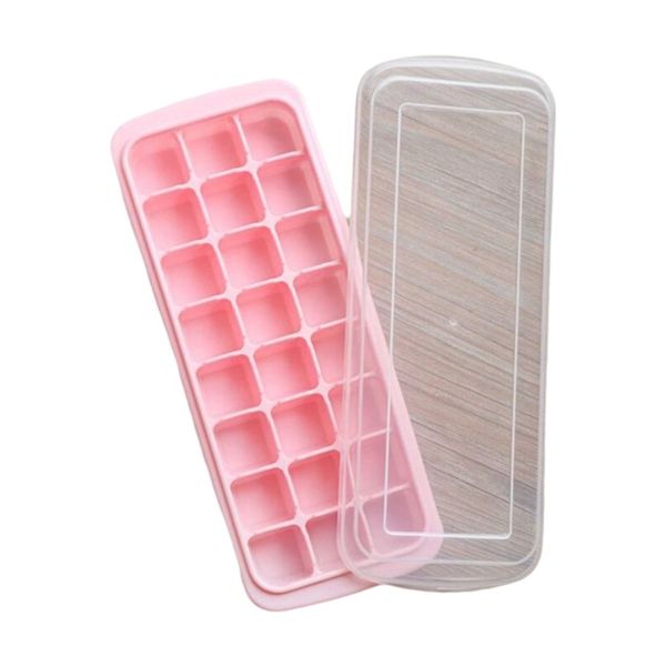 1pc Silicone Mould, Modern Clear 24-grid Ice Cube Maker Tray F