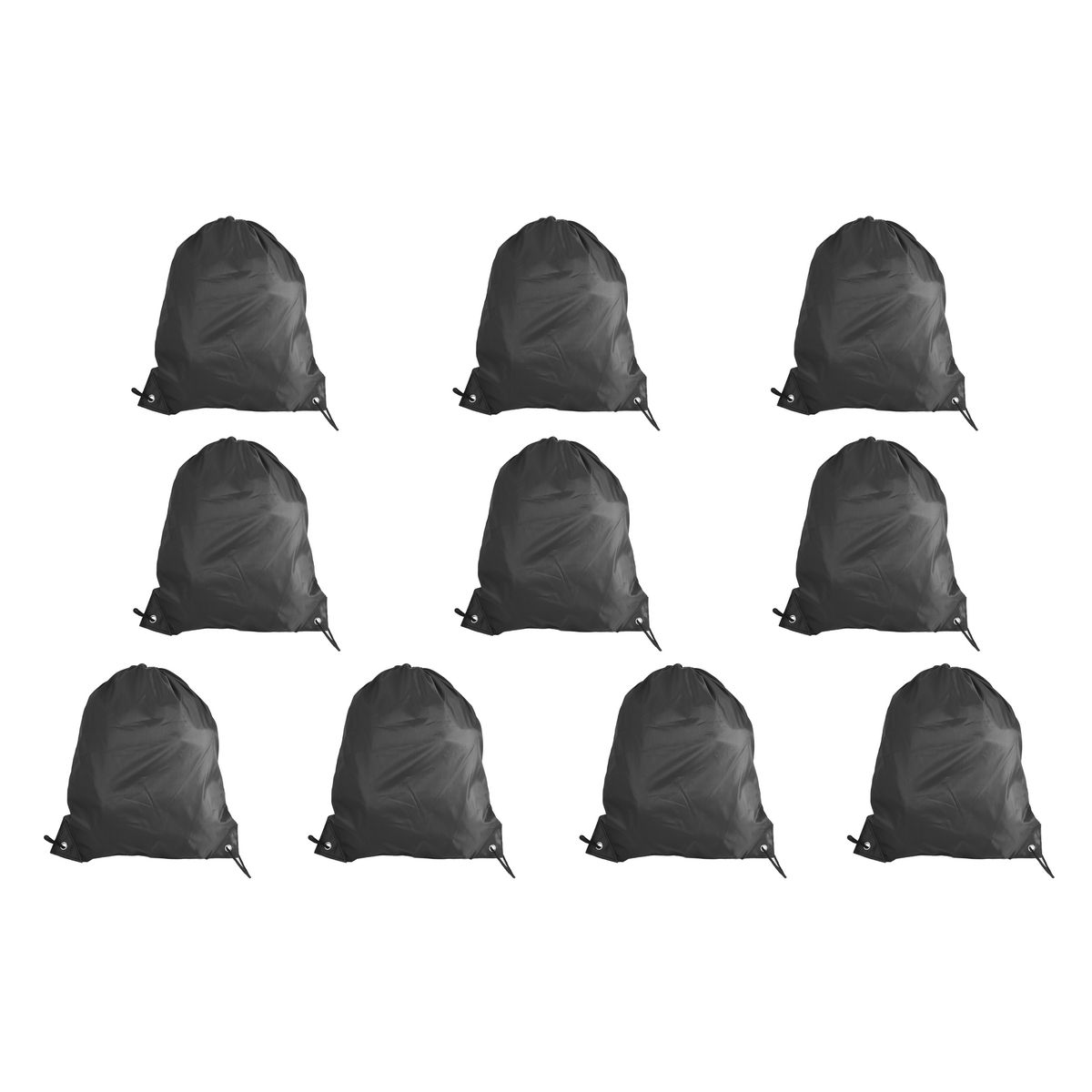 210D Poly String Bag - 10-Pack
