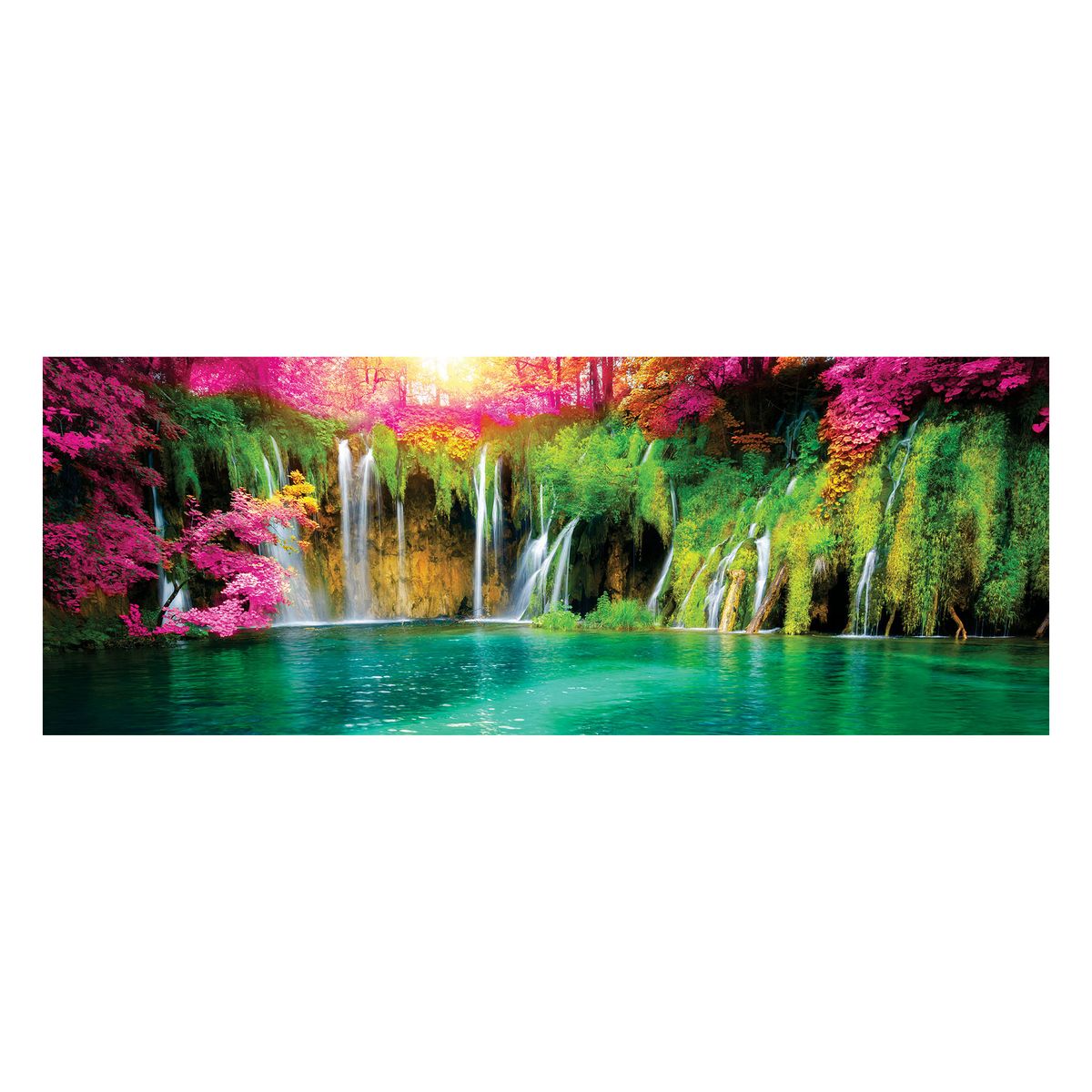 Colourfull Landskape Decoupage Drum Cover