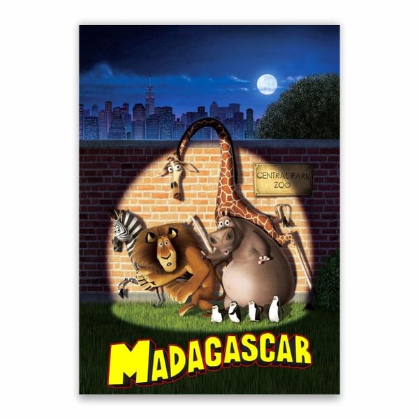Madagascar Central Park Zoo Poster - A1