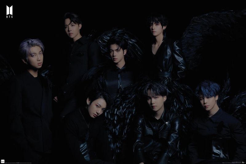 BTS - Black Wings Poster