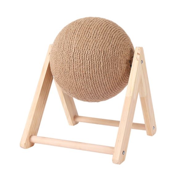 Pet Cat Scratching Ball Toy Kitten Grinding Paws Furniture Toy Frames 16cm