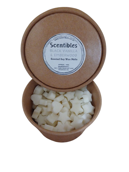 Scentibles - Black Vanilla &amp; Emberwood Mini Wax Melts (100g)