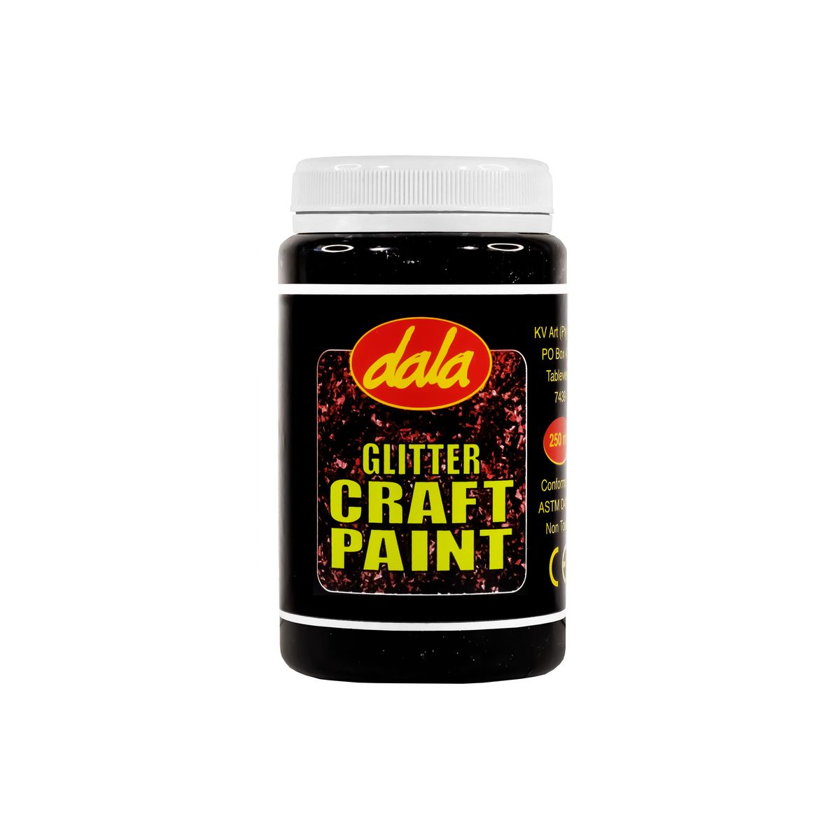 Craft Paint Glitter Black 250ml | Shop Today. Get it Tomorrow