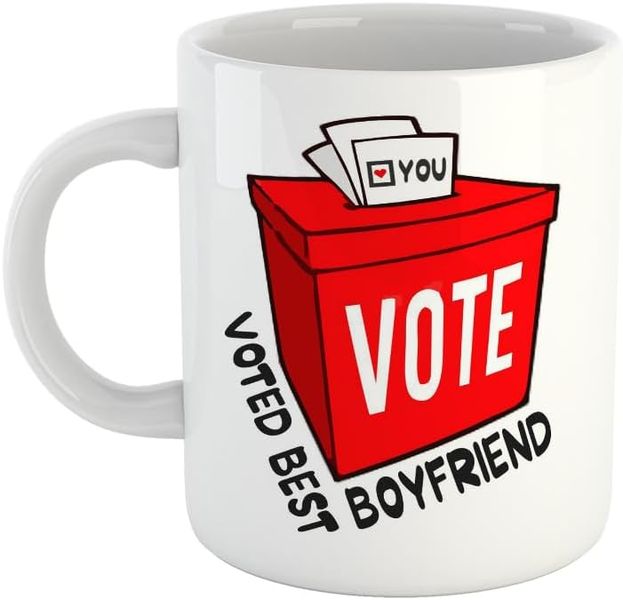 Vote best boyfriend-Father's day-Valentines-Mother's day- Christmas Mug