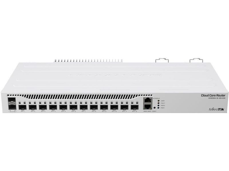 MikroTik Cloud Core 12 Port SFP+ 2 SFP28 4 Core Router