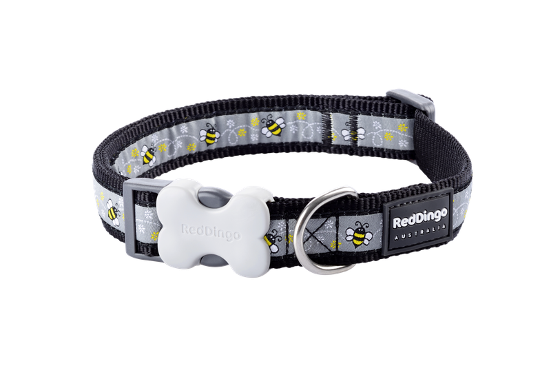Red Dingo Design Collar - Bumble Bee Black